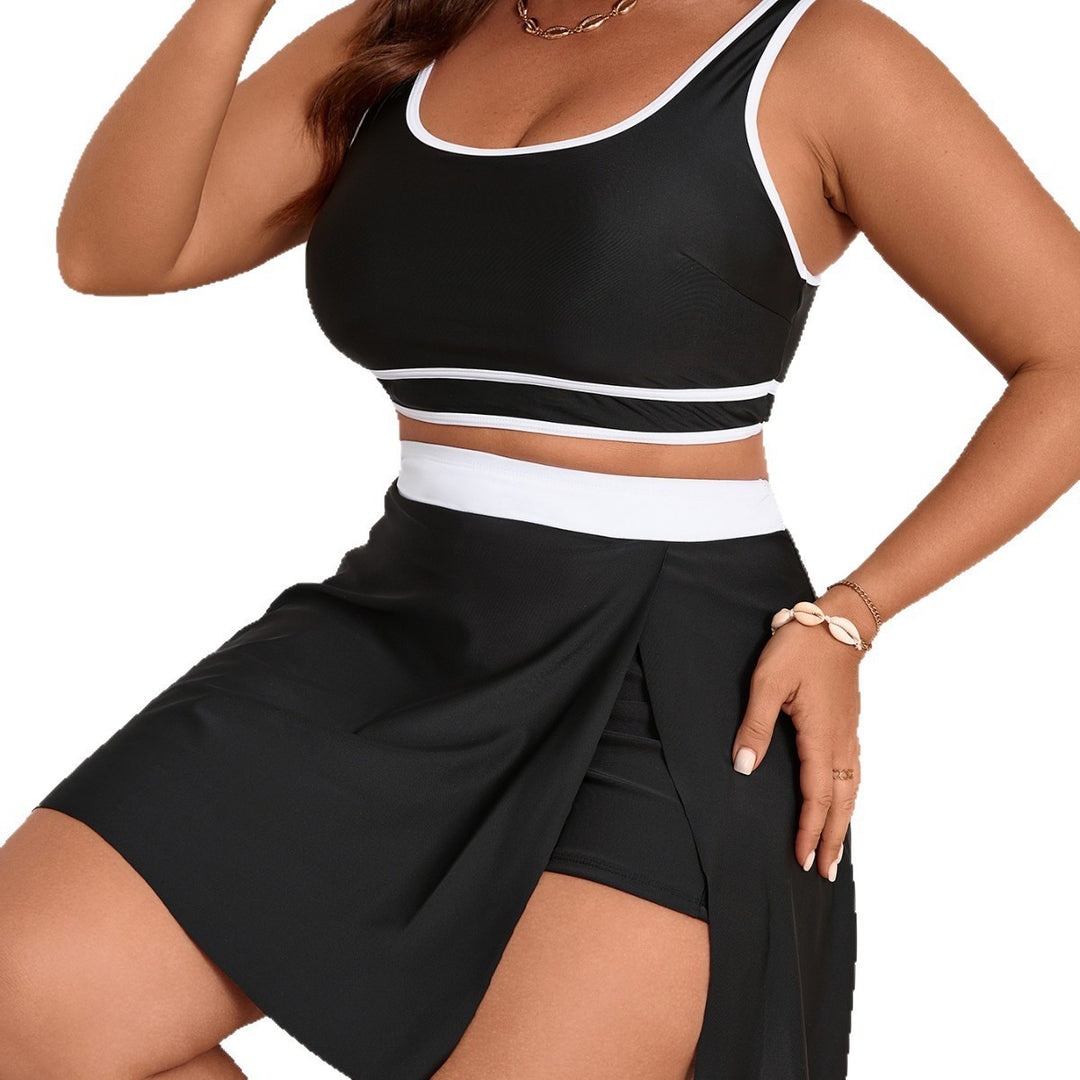 Damen Sportliches Badeset mit Rock Drune