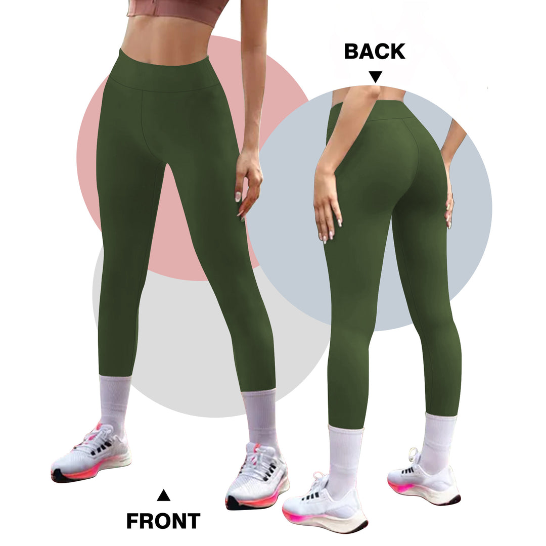 Damen Sportleggins mit hohem Bund und formendem Effekt Drune