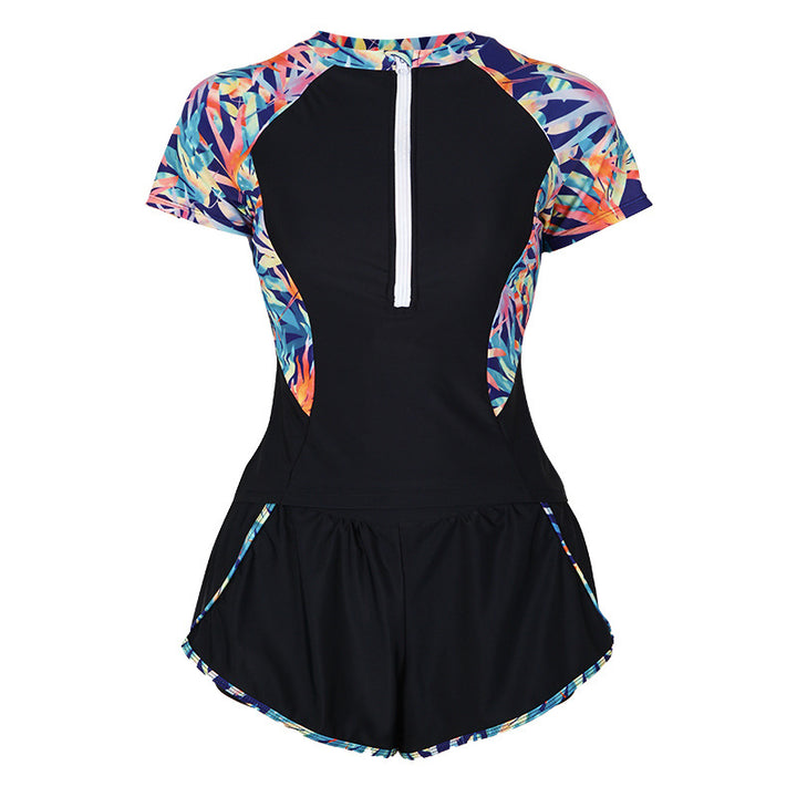 Damen Sportliches 2-in-1 Schwimmanzug Drune
