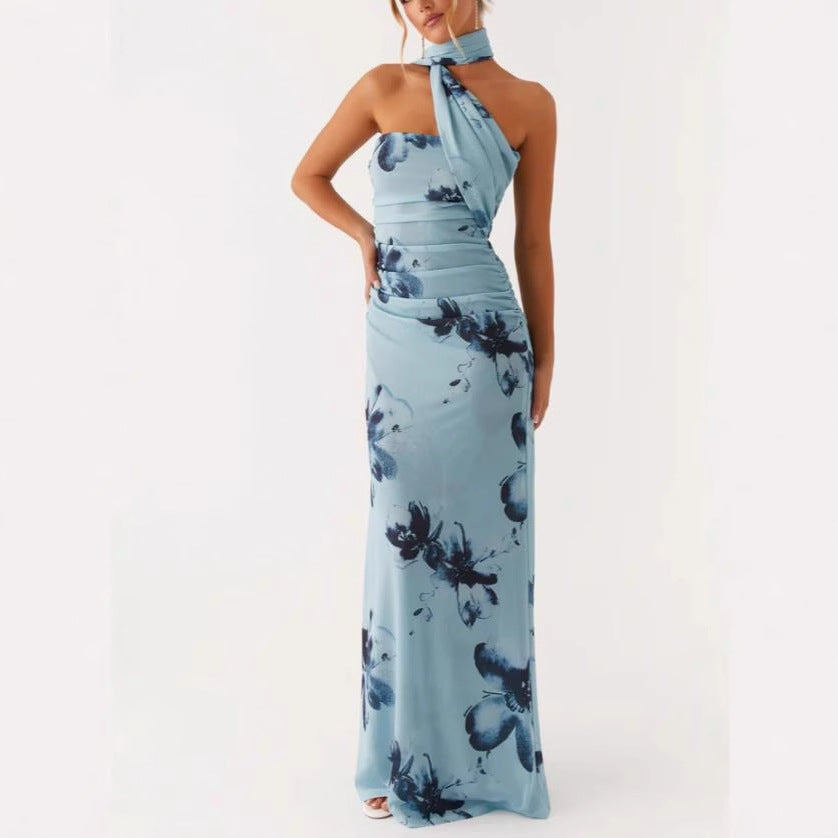 Damen Maxi-Kleid mit floralem Design Drune