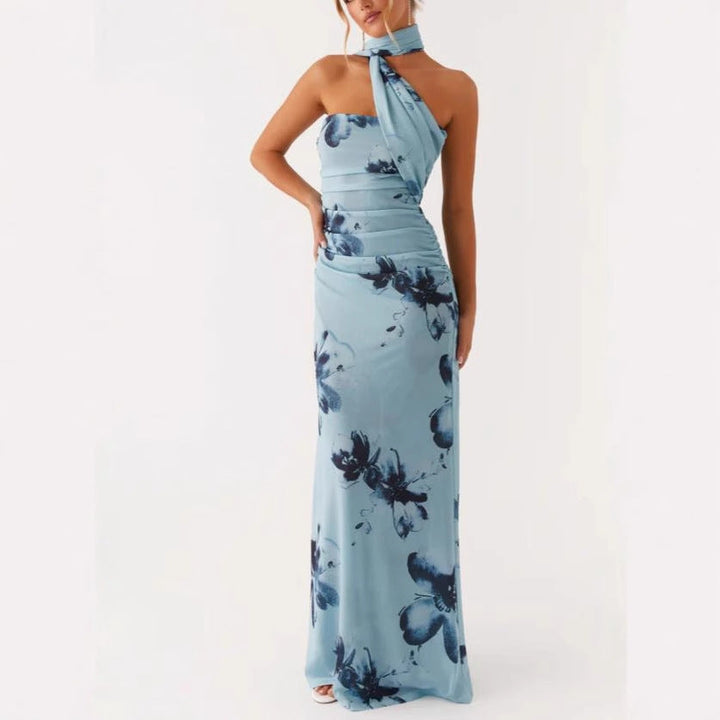 Damen Maxi-Kleid mit floralem Design Drune