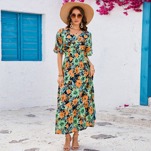 Damen Maxi-Kleid Drune