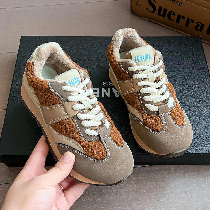 Damen Komfortable Sneakers mit weich gefüttertem Innenteil und atmungsaktiver Struktur Drune