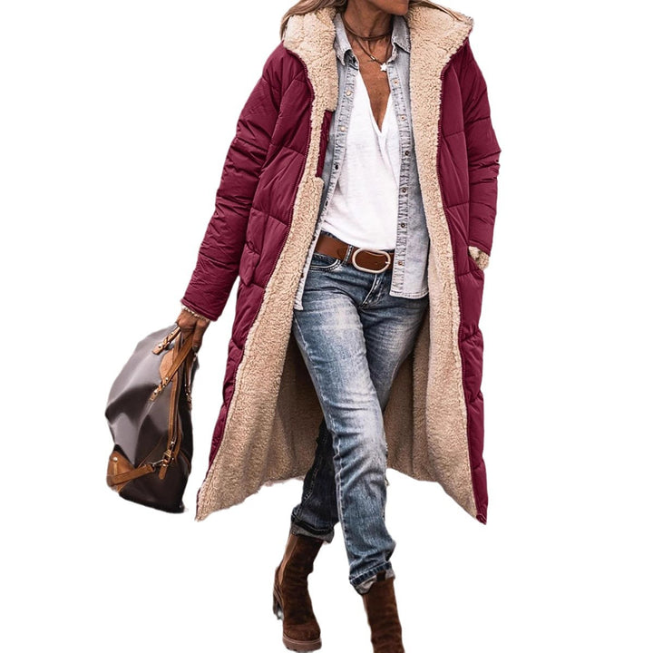 Damen kuscheliger Winterparka mit hochwertigem Teddyfutter und praktischen Taschen Drune
