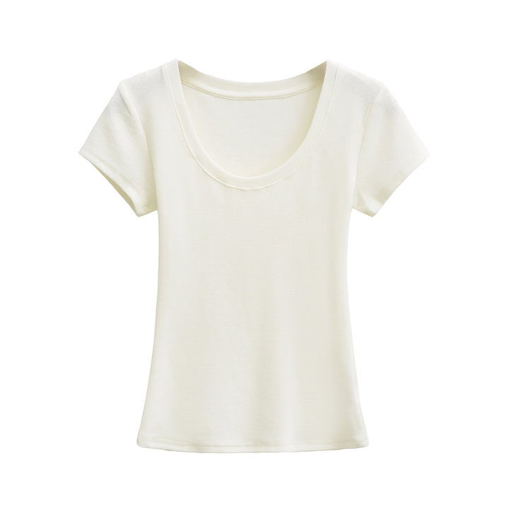 Damen Rundhals T-Shirt aus atmungsaktivem Material mit strukturierter Oberfläche Drune