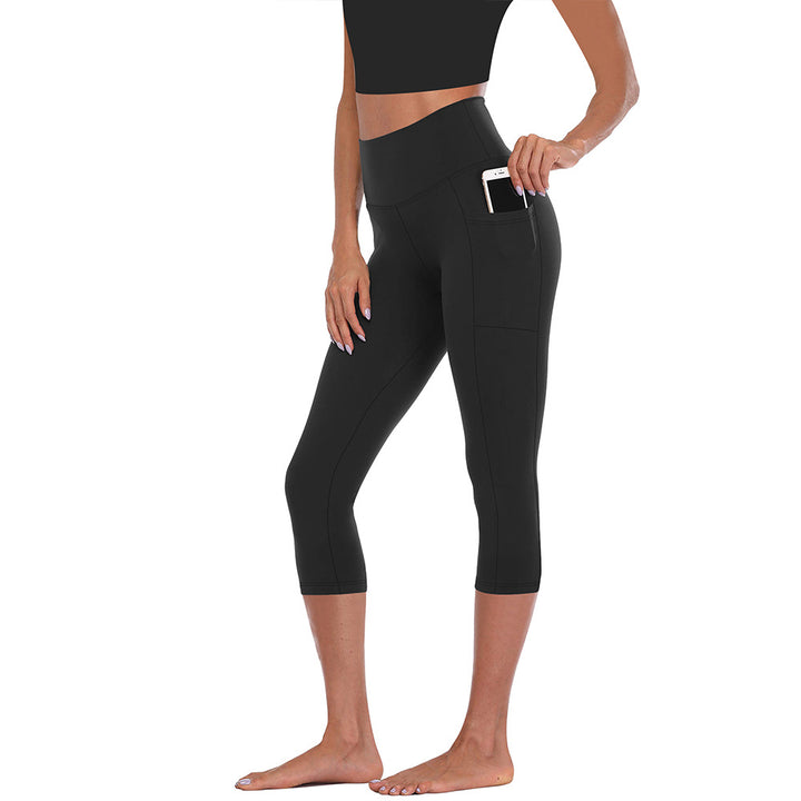 Damen Kompressions-Leggings mit Bauchkontrolle und seitlichen Taschen Drune