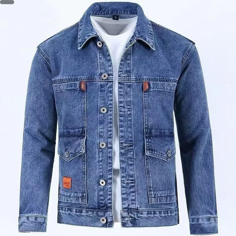 Herren Stilvolle Denimjacke Drune
