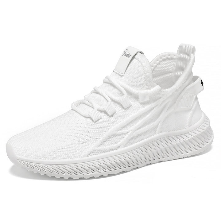 Herren nan gestrickter Slip-On Sneaker mit elastischer Schnürung, sockenähnlichem Schaft und profilierter rutschfester Laufsohle Drune