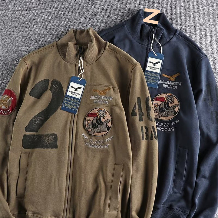 Herren Freizeitjacke mit Vintage-Design Drune