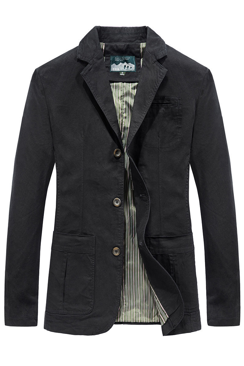 Herren Eleganter Baumwollblazer Drune