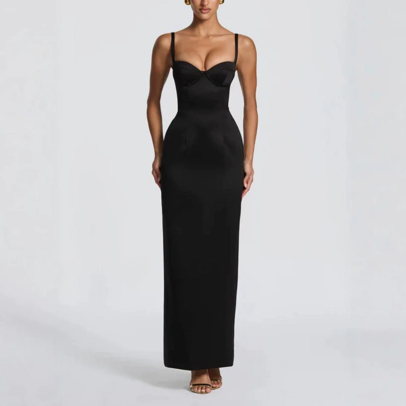 Damen Elegantes Ballkleid mit figurformendem Design Drune