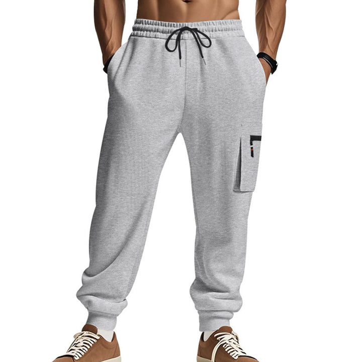 Herren Sportliche Jogginghose mit praktischen Seitentaschen und verstellbarem Bund Drune