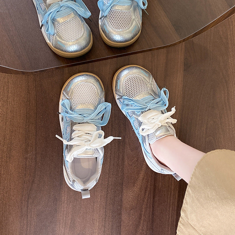 Damen Sportliche Netz-Sneaker mit atmungsaktiver Oberseite Drune