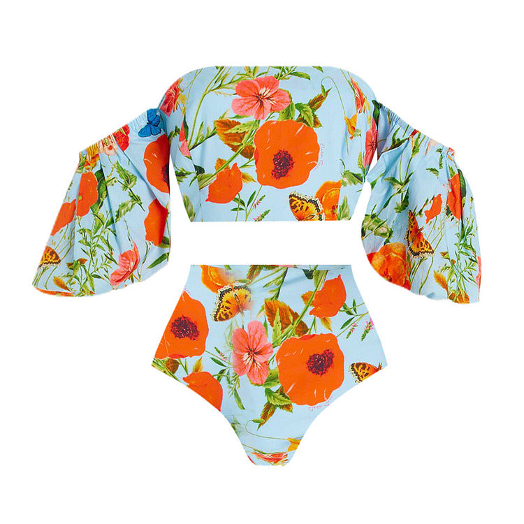 Damen Bikiniset mit elegantem Maxiröckchen Drune