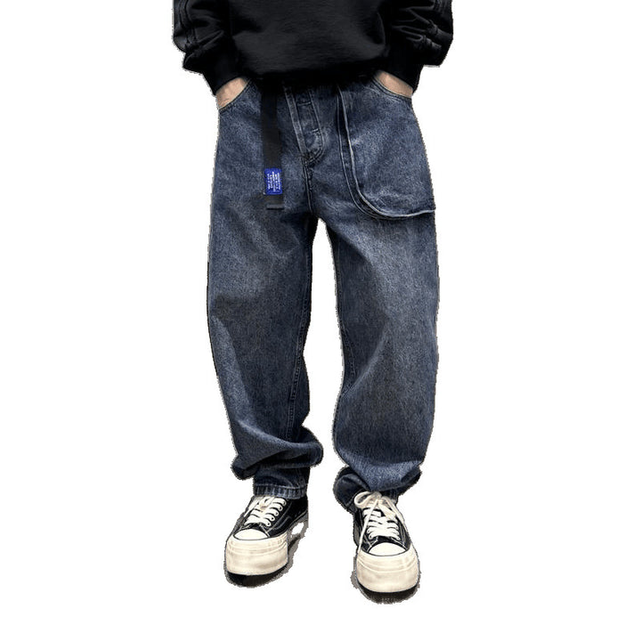 Herren Cargo-Jeans mit auffälligen Details Drune