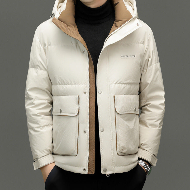 Herren isolierte Funktionsjacke mit hohem Kragen und praktischen Taschen Drune