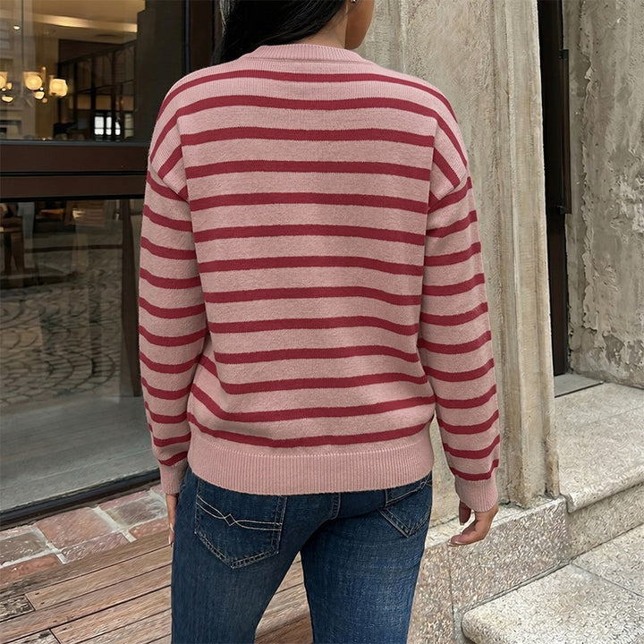 Damen Gemusterter Pullover Drune