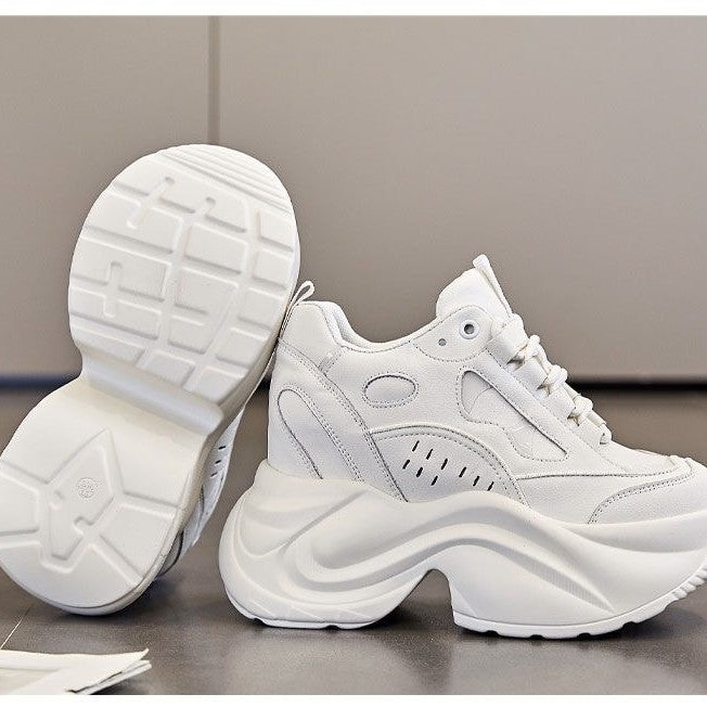 Damen Trendige Chunky Sneakers Drune