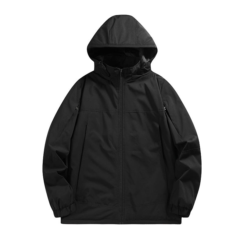 Herren Wetterfeste und isolierte Outdoor-Jacke Drune