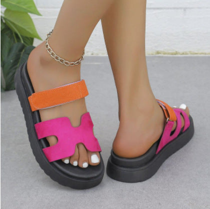 Damen lässige Riemensandalen mit ergonomischer Fußbettung und rutschfester Sohle Drune