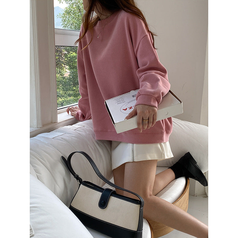 Damen oversized Sweatshirt mit Raglanärmeln Drune