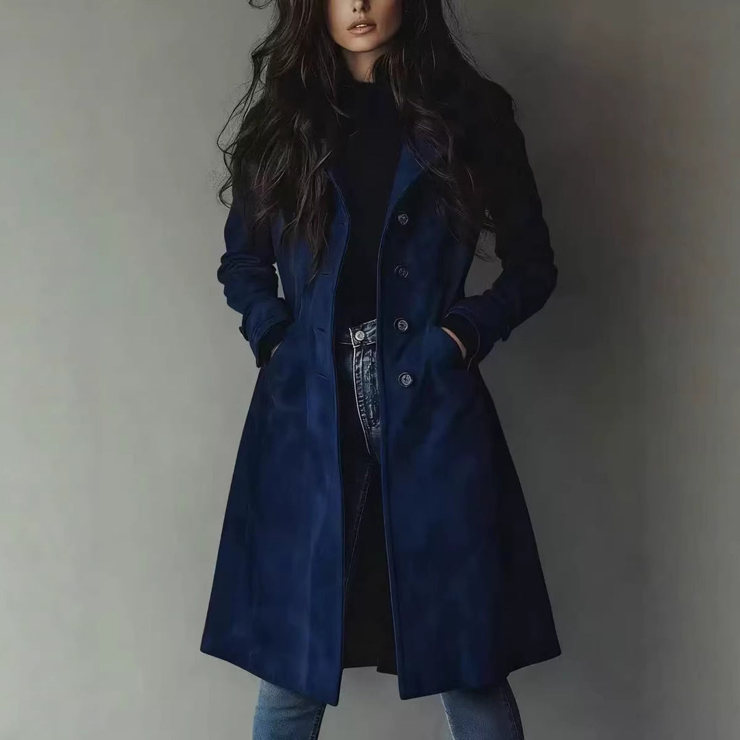 Damen Eleganter und Stilvoller Trenchcoat Drune