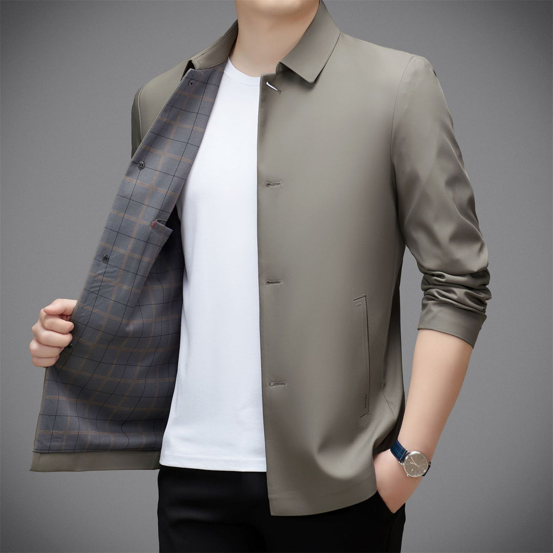 Herren Leichte Übergangsjacke mit modernem Schnitt und praktischen Taschen Drune