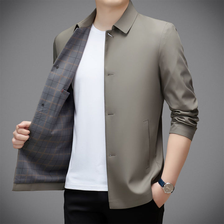 Herren Leichte Übergangsjacke mit modernem Schnitt und praktischen Taschen Drune