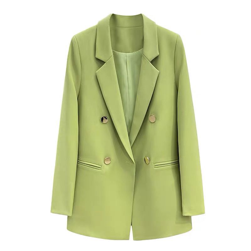 Damen Eleganter und modern geschnittener Blazer mit doppelter Knopfleiste Drune