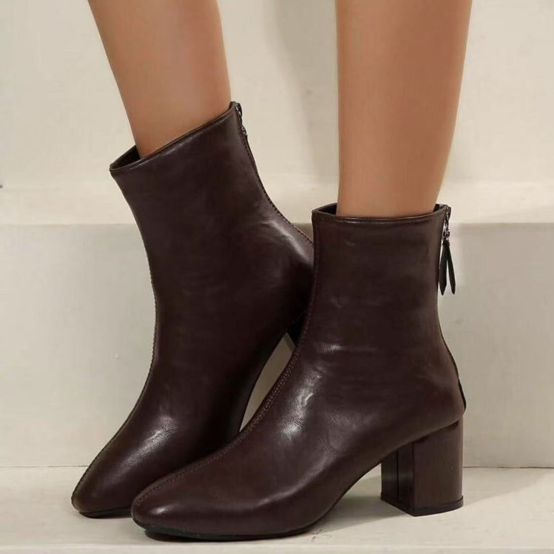 Damen Elegante und modische Stiefeletten Drune