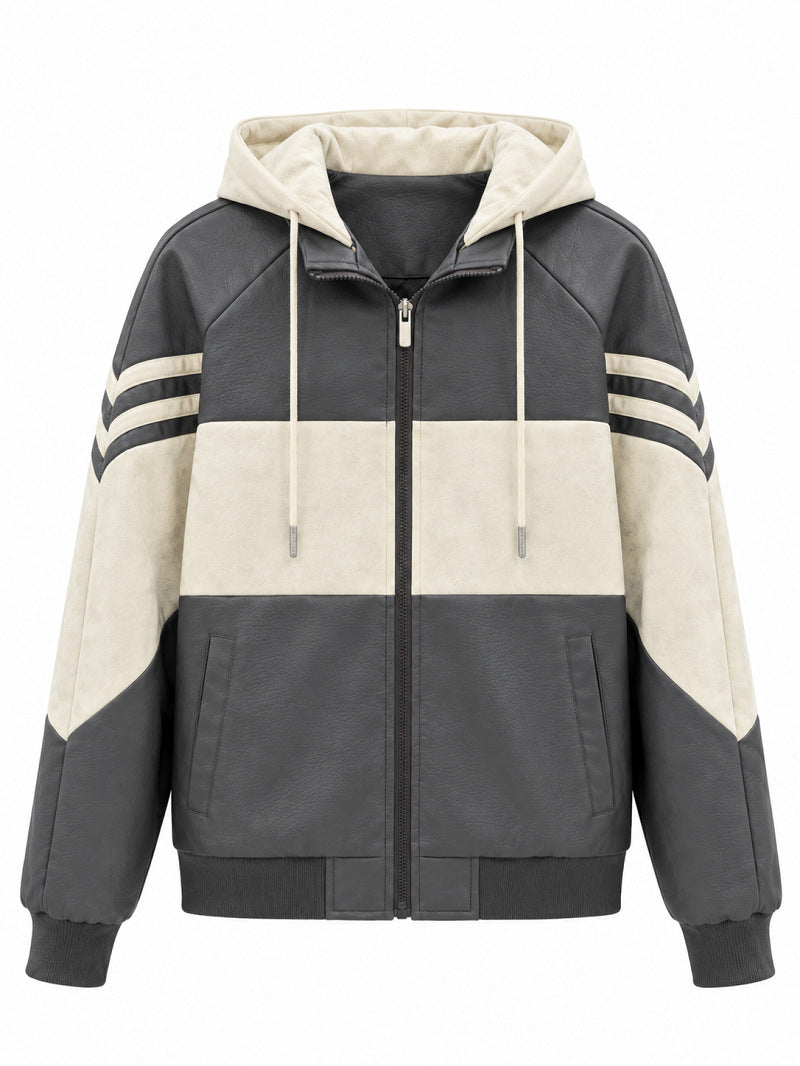 Damen Sportliche Kapuzenjacke Drune
