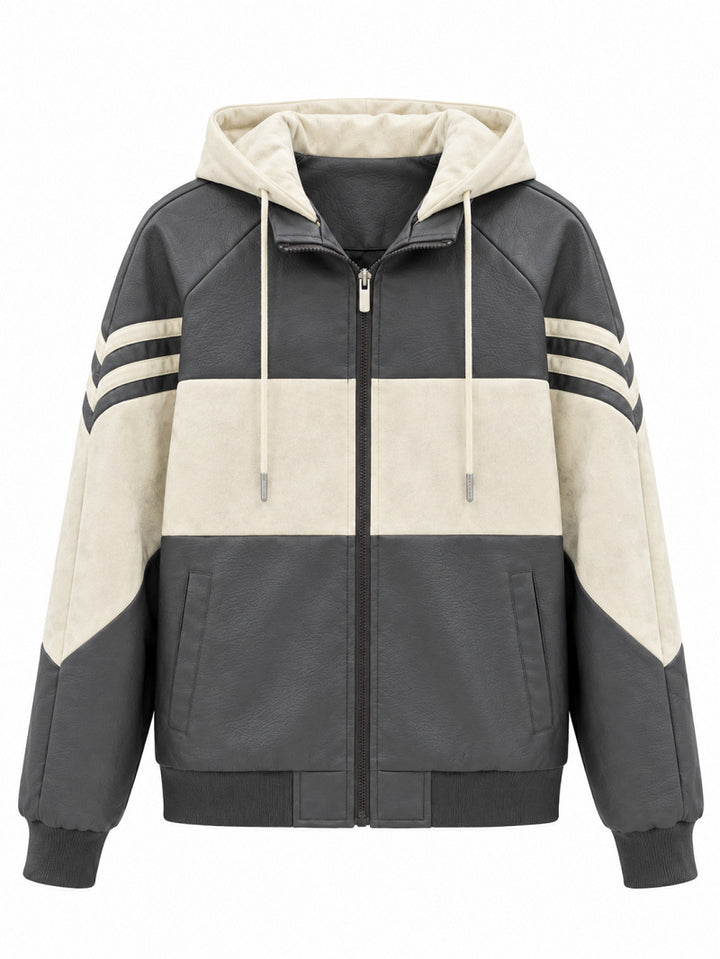 Damen Sportliche Kapuzenjacke Drune