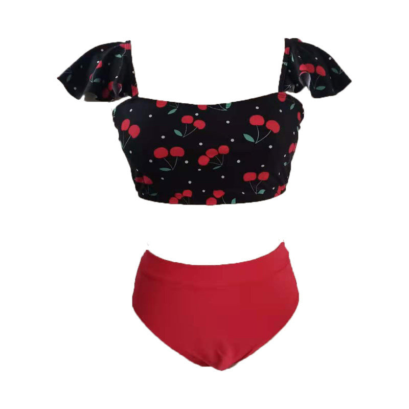 Damen Tankini-Set mit voluminösen Rüschendetails und hochwertigem Schnitt Drune