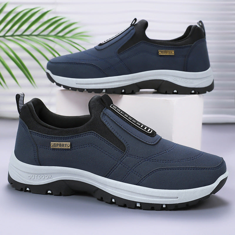 Herren nan sportlicher Outdoor-Slip-On Sneaker mit rutschfester Profilsohle Drune