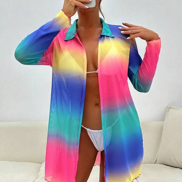 Damen Longsleeve Hemdbluse Drune