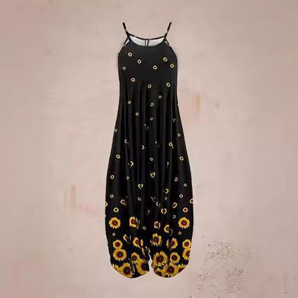 Damen Jumpsuit mit astrologischem Print Drune