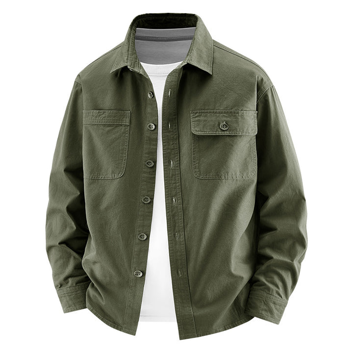 Herren Lässige Utility-Hemdjacke Drune