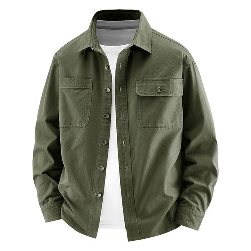 Herren Lässige Utility-Hemdjacke Drune