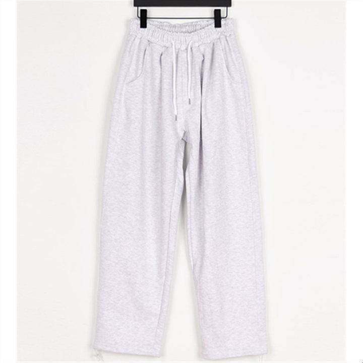 Damen lässige Freizeithose mit elastischem Bund und praktischen Taschen Drune