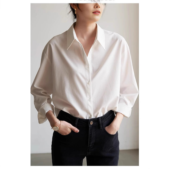 Damen Schicke und lässige Bluse mit oversized Schnitt Drune