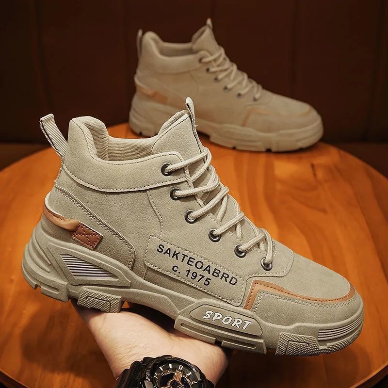 Herren Sportliche High-Top Sneakers mit robustem Profil Drune