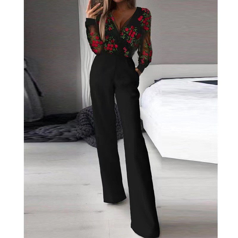 Drune | Asymmetrischer Revers Mittel-Taillen Pendel-Overall