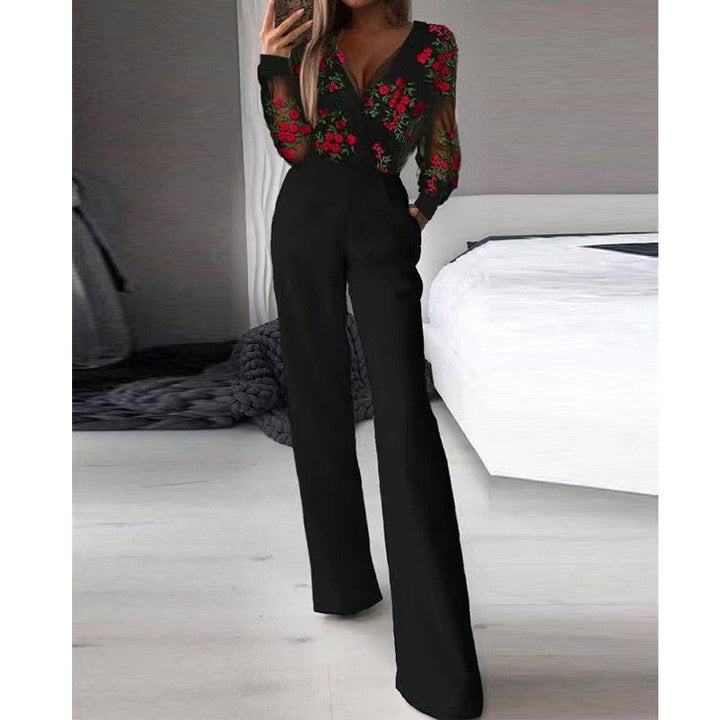 Drune | Asymmetrischer Revers Mittel-Taillen Pendel-Overall