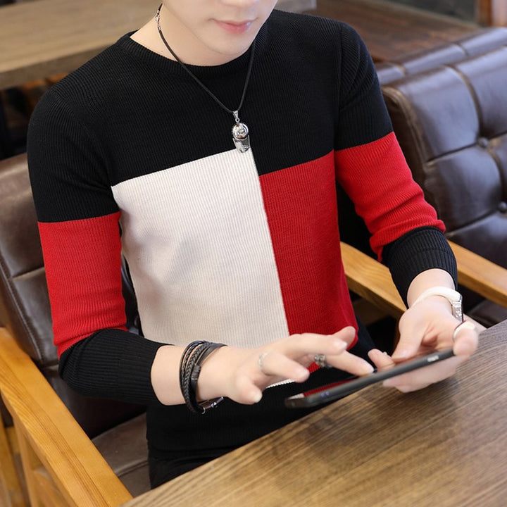 Herren modisches Sweatshirt mit geometrischem Muster Drune