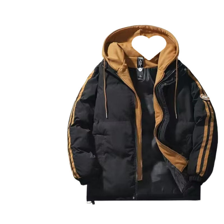 Herren Urbaner Steppjacke mit Kapuze Drune