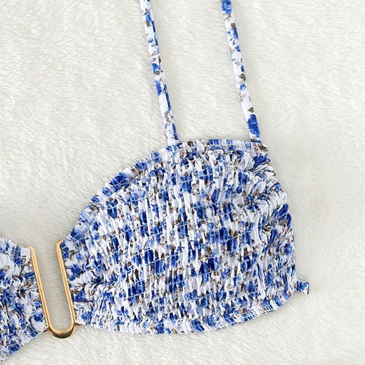 Damen Bikini-Set mit raffinierten Rüschendetails und trägerloser Konstruktion Drune
