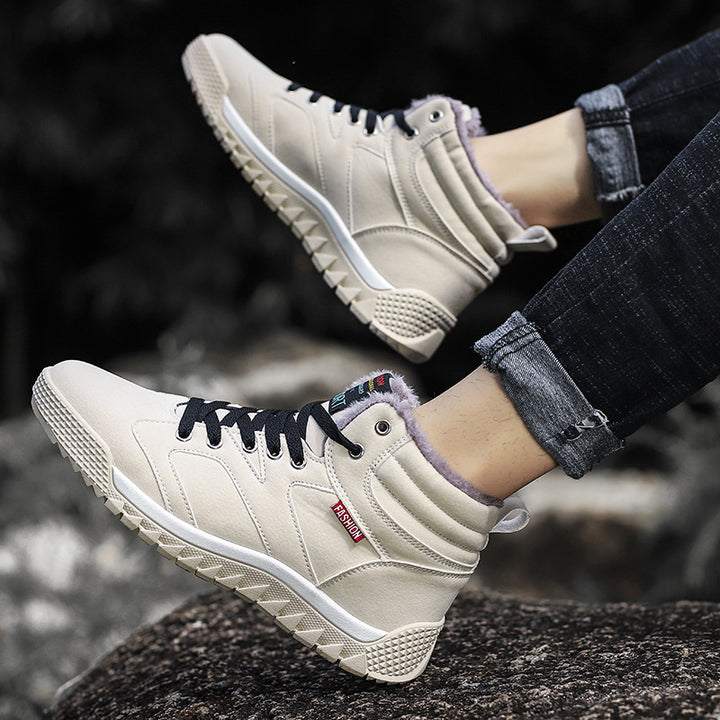 Damen Gefütterter knöchelhoher Winter Sneaker mit Teddyfutter und rutschfester Profilsohle Drune
