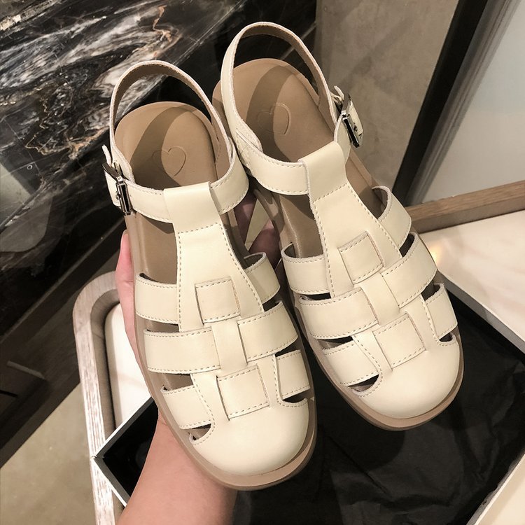 Damen elegante Sandalen mit raffiniertem geflochtenem Design und komfortablem Fußbett Drune