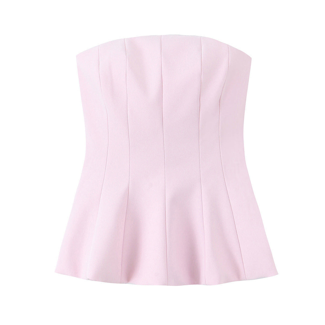 Damen Bustier-Top mit betonter Taille Drune