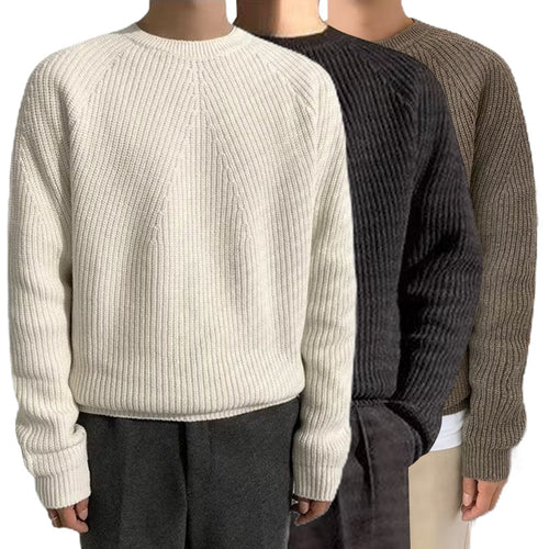 Herren Bequemer Grobstrickpullover Drune